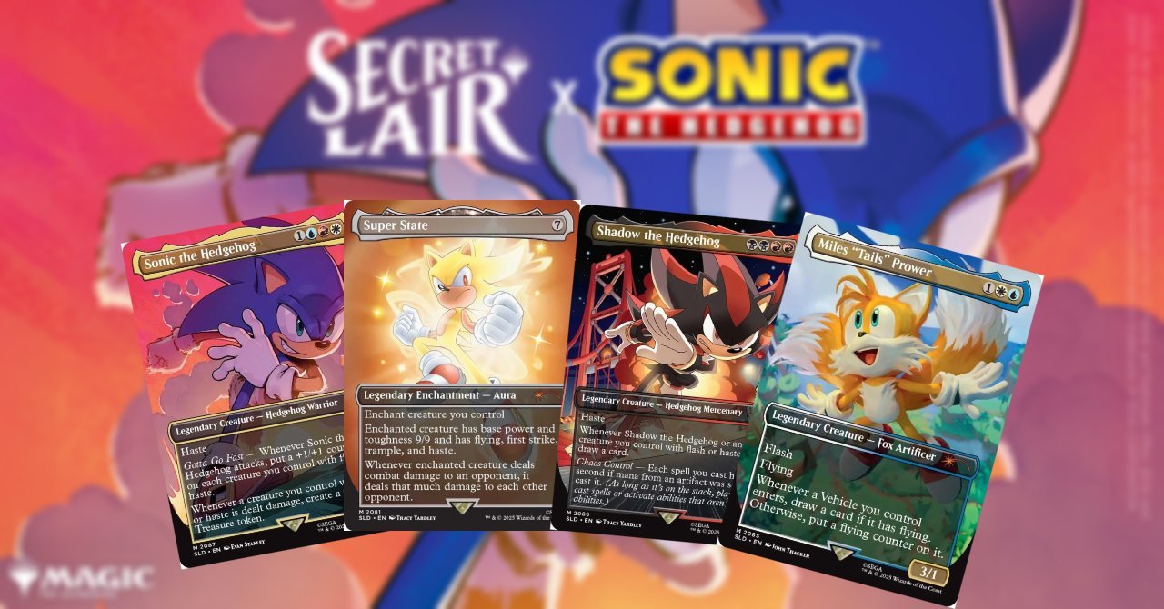 Sonic Speed遇到Mana：魔术：聚会得到了刺猬的提升！
